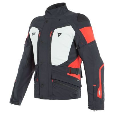 Dainese D-AIR CARVE MASTER 2 GTX bunda světle-šedá/červená vel.46